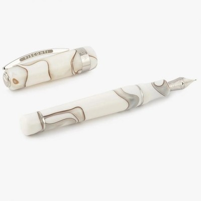 Visconti Woodstock White Dove Acrylharz Feine Feder Füllfederhalter KP03-03