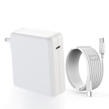 Macbook Pro Charger 140w USB C Fast Power Adapter with 10FT, White