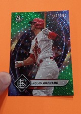 NOLAN ARENADO💥 (GREEN ICE) 2022 Bowman Platinum /299 #43 Cardinals / Arizona 
