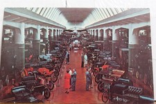 Michigan MI Dearborn Henry Ford Museum Antique Automobiles Postcard Old Vintage