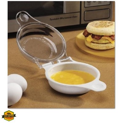Trenton Gifts Microwave Egg Cooker/Poacher, Easy Scrambled Omelet Maker, Brea...