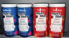 Bellway Super Fiber Powder mixed berry and raspberry lemon