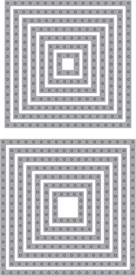 #ad Squares Die Cut for Stitching Essentials by Ellen Layering Stackable Nesting P $32.22