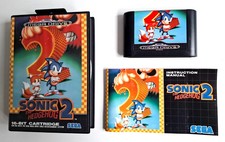 Thumbnail of ebay&reg; auction 389801019280 | Original SEGA Mega Drive Spiel OVP boxed - Sonic 2 The Hedgehog II - Sammlung