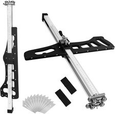 Foldable Drywall Cutting Tool, Hand Push Gypsum Drywall Cutter, 1.5 to 61cm Blad