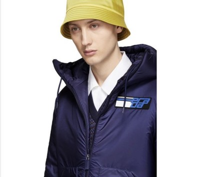 プラダ ゴアテックス ブルゾン ジャケット ブルー 水色 y2k 42 XL Prada Blue Nylon Logo Jacket Size 46 - S/M Brand New $1790 RETAIL