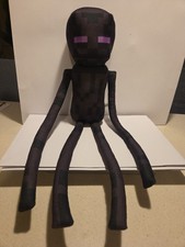 Toy Factory Mojang Minecraft 22' Purple Enderman Stuffed Animal Plush