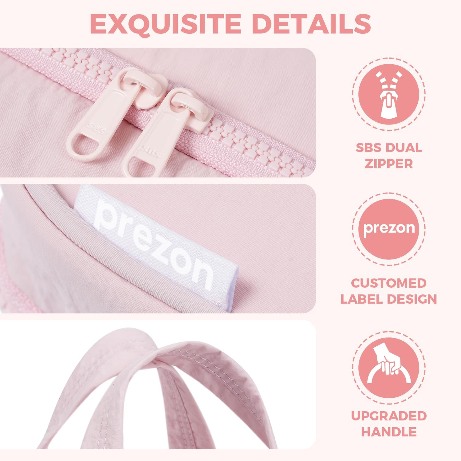 Women's Hanging Toiletry Bag with 4 Leakproof Compartments - Portable Travel Organizer-image