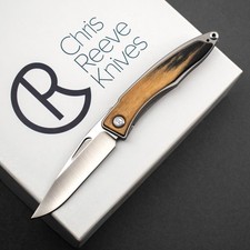 RARE! Chris Reeve Mnandi, Pale Moon Ebony Inlays (Gen 2), Polished w/ Full Kit