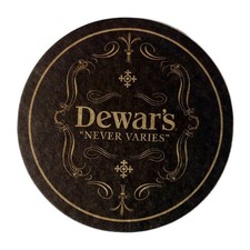 Dewar's Never Varies Scotch Whiskey Bar Coasters New Full Sleeve Stone Fence