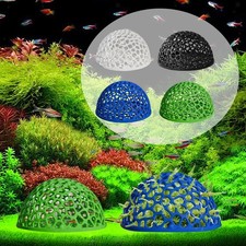 4x Betta Hideouts House Small Fish Shelters Fish Tank Accessories Reusable Swim