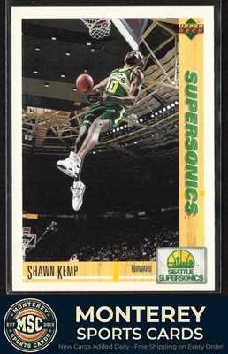 Shawn Kemp 1991-92 Upper Deck Italian #94 Seattle SuperSonics | eBay