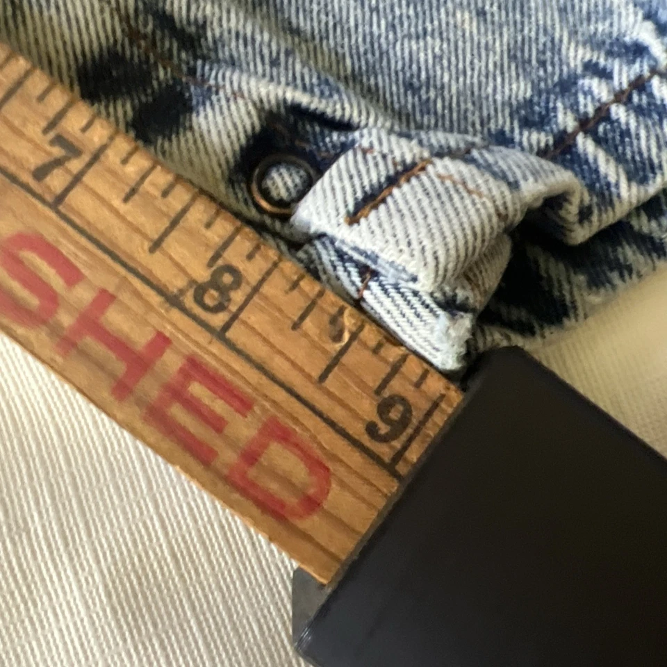 Jeans de mezclilla Little Levi’s vintage años 90 con lengüeta naranja lavado ácido talla 18 meses 🔥 Foto 2 de 4