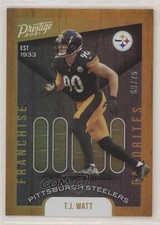 2021 Panini Prestige Franchise Favorites Xtra Points Orange 69/75 TJ Watt 0a6