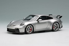 2021 Porsche 911(992) GT3 (GT Silver) 1/43 Make Up Eidolon EM758B