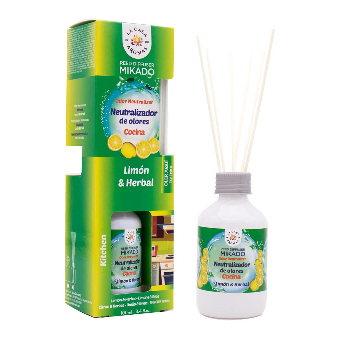 8428390048365 La Casa de los Aromas Special Kitchen Odor Neutralizer Reed Diffus 4590₽