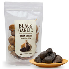 Black Garlic 7 Oz 200 G Japanese Fermented Superfood, Whole Bulbs