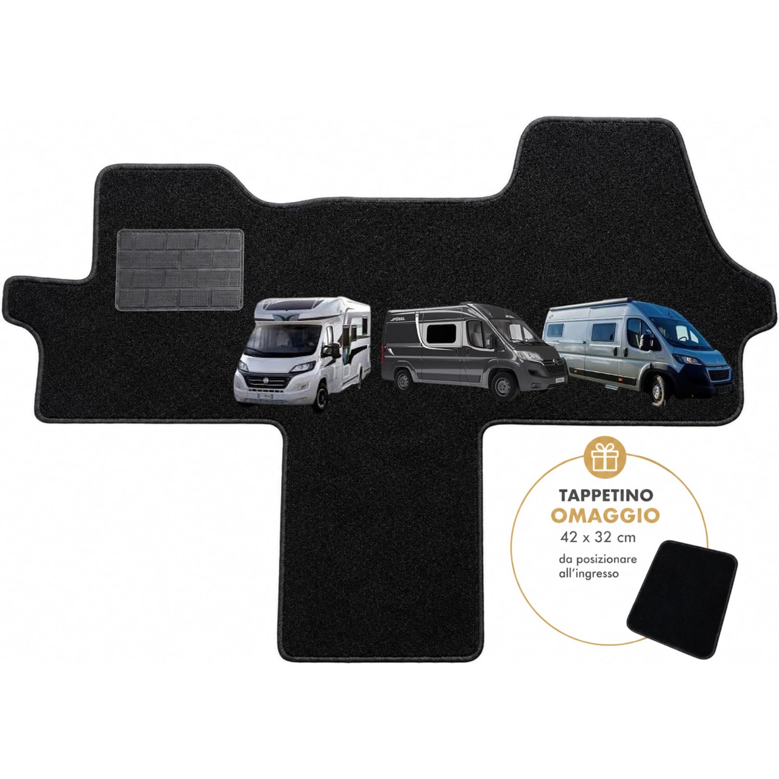Tappeto Camper Officine Milano per Fiat Ducato e simili