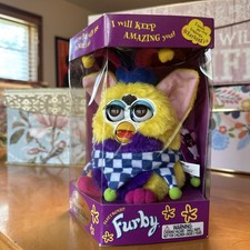Vintage Furby Target Special Edition Brown Eyes Jester NEW In Sealed Box
