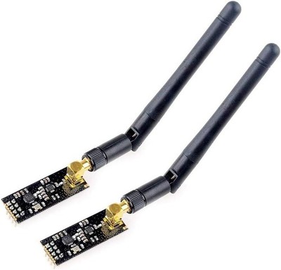HiLetgo 2pcs NRF24L01+PA+LNA Wireless Transceiver RF Transceiver Module with SMA