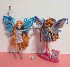2 große WINX Club Figuren  mit Elektronik 1 Singt und leuchtet Höhe 28 cm  Video