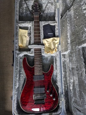 Schecter Diamond Series Hellraiser C-7 FR Electric Guitar Black Cherry