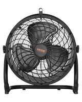 Vevor 355,6Mm Bodenventilator 3 Gang Windmaschine Ventilator Standventilator