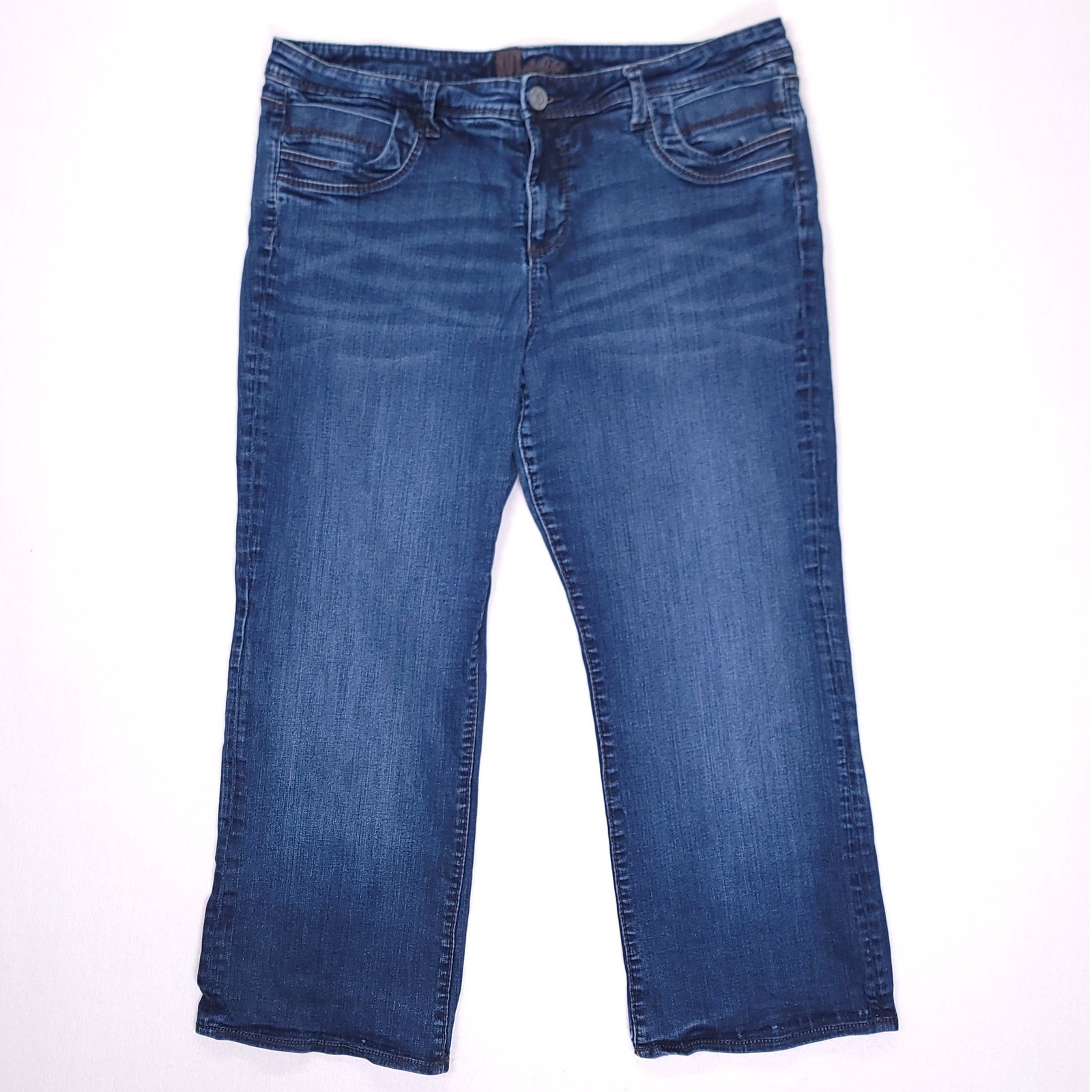 Kut from the Kloth Catherine Boyfriend Jeans Blue Medium Wash Plus Size 20W