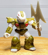 Battle Beasts Gruesome Gator #15 + Weapon No Rub Takara Hasbro 2" Action Figure