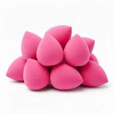 NEW Mini Sponge Beauty Blender Sponge, Pink, 10 pack, FREE SHIPPING