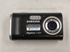 Samsung Digimax A503 5.0 MP Digital Camera Black - Not Working For Parts