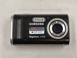 Samsung Digimax A503 5.0 MP Digitalkamera Schwarz - Defekt Für Ersatzteile