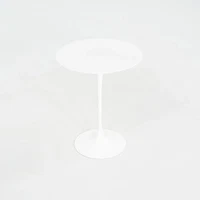 C. 2022 Eero Saarinen for Knoll Tulip Side Table in Lasa Classico Marble 16" Top