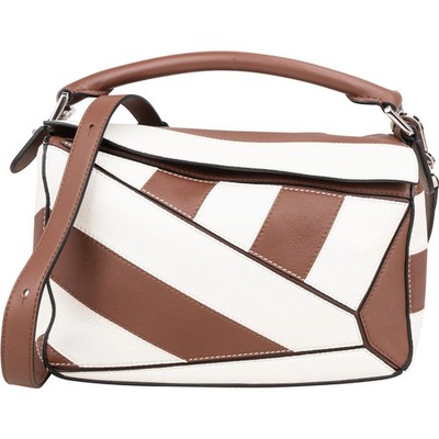 Loewe Striped Leather Puzzle Handbag Tasche