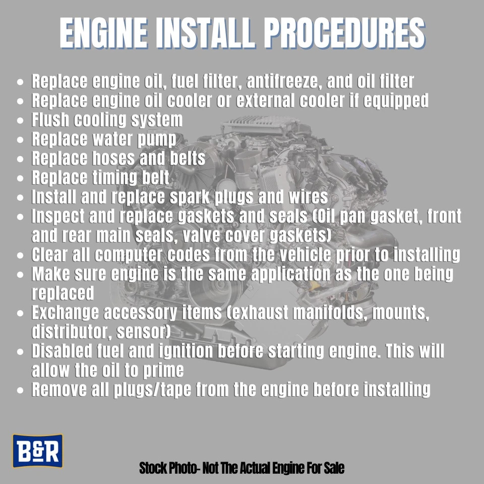 Used Engine Complete Assembly fits: 2014 Bmw I3 electric Grade A Foto 3 de 4