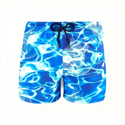 Vilebrequin Badeshorts mit Schildkrötenmuster Luxus Designer Beachwear Größe M