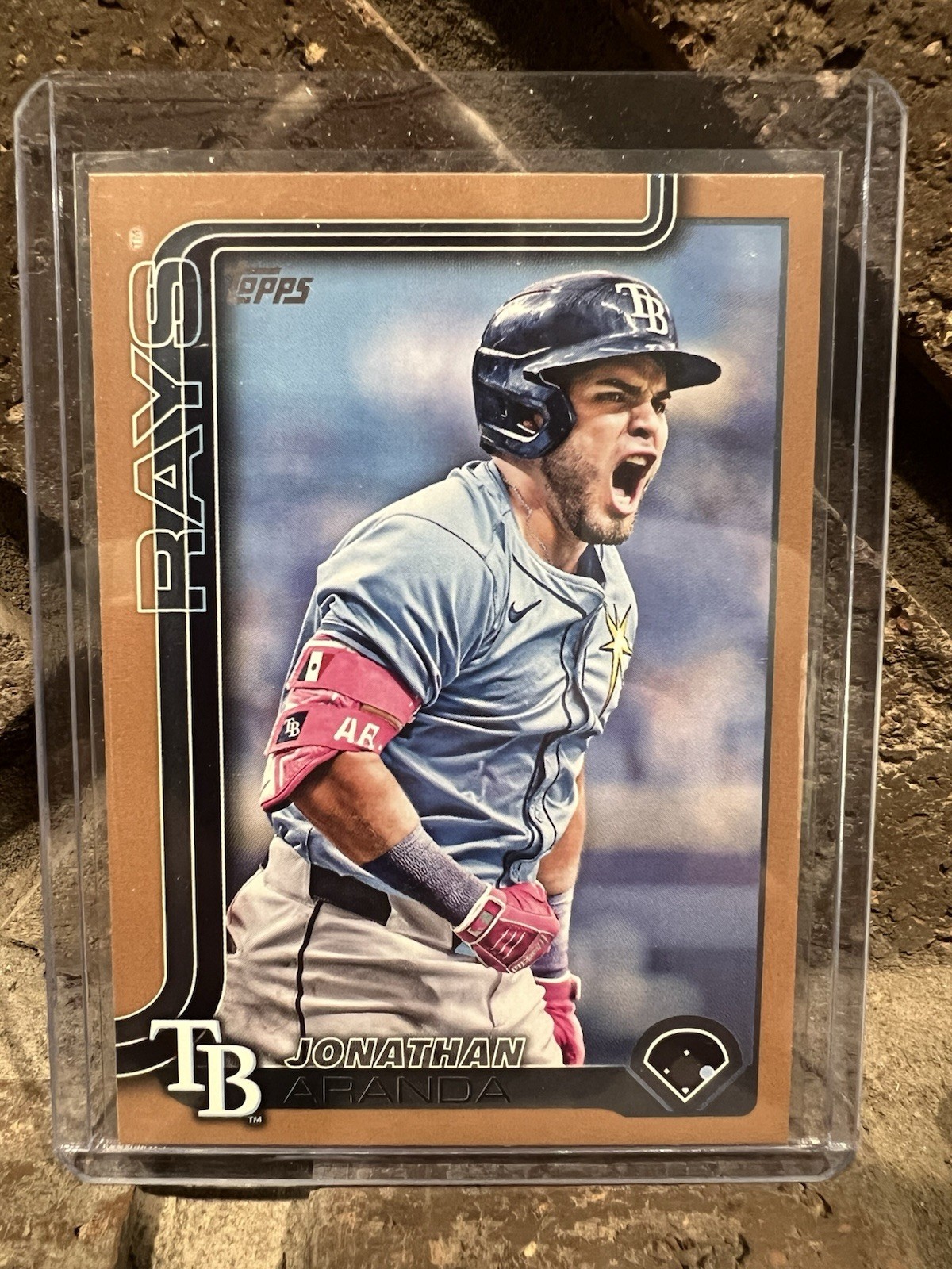 2025 Topps Series 2 - Jonathan Aranda #678 Gold /2025 Tampa Bay Rays