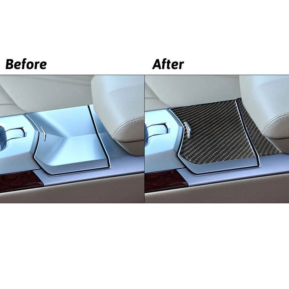 Storage Panel Trim Cover 2X 2008-UP Carbon Fiber Sticker For CADILLAC CTS SPORT - Изображение 4 из 4