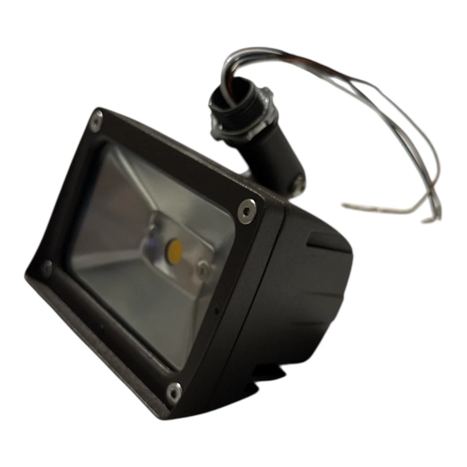 Sunset Lighting 10W LED Flood Light 4000K 840LM Aztec Bronze F7390-66 Outdoor - Image 2 of 4