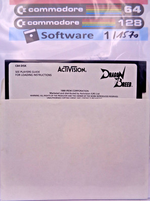 COMMODORE 64/128 -- DRAGON BREED (ACTIVISION - DISK)
