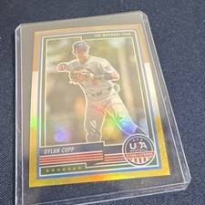Panini 2023 Stars & Stripes Dylan Cupp #44 18U National Team Gold Parallel Card