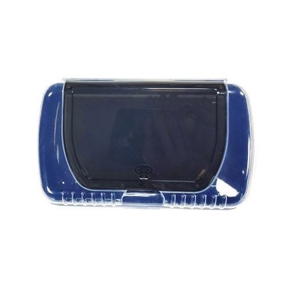 Pep Rally Pencil Case, 2 Compartments, 9.13'' x 5.7'' x 2.5'', Black