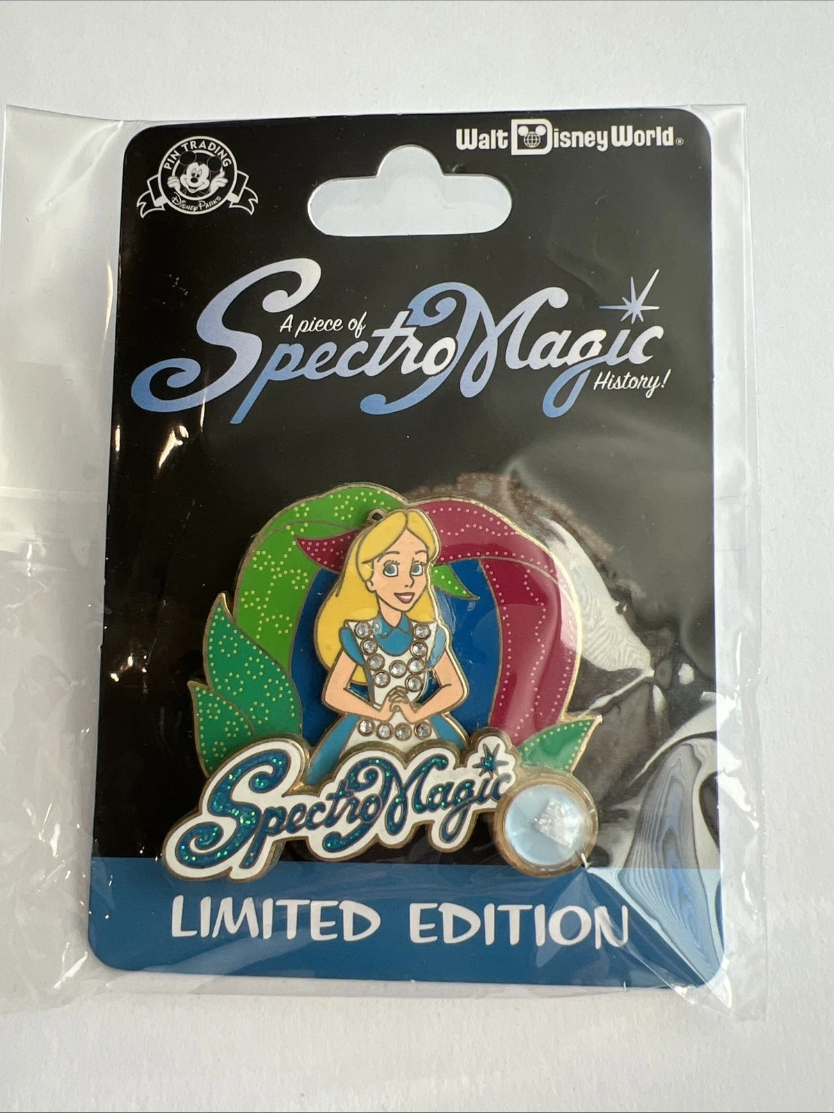 Disney WDW 2015 PIECE OF SPECTRO MAGIC HISTORY ALICE IN WONDERLAND Pin B