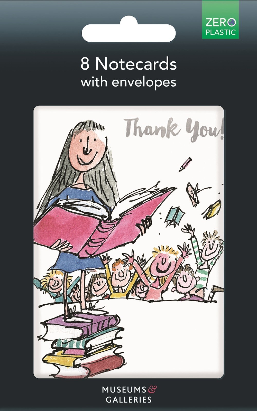 Roald Dahl Matilda 8 Thank You Notes & Envelopes