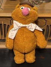Vintage 1976 Fisher Price FOZZIE BEAR Jim Henson The Muppet Show Plush 14"