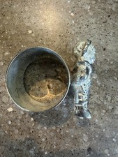 Victorian Silver Plated Figural Boy Napkin Ring Holder c1880 Antique