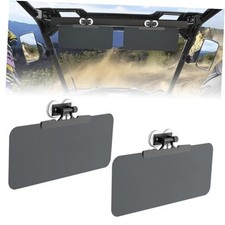 2Pcs UTV Magnetic Sun Visor, Golf Cart Sun Visor 15.7" x 7.8" for Ehicles with