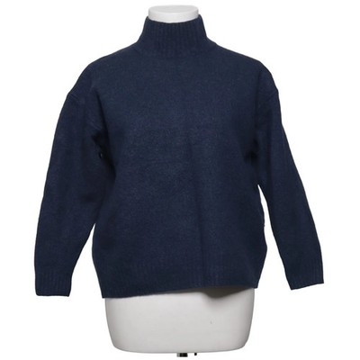 Weekday, Rollkragenpullover, Größe: XS, Unni Wool Oversized Sweater, Blau #pXK