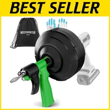Efficient Drain Unblocker - 25FT Auto Feed Spiral