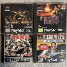 Resident Evil , Mortal Kombat 4, Medal of Hon...